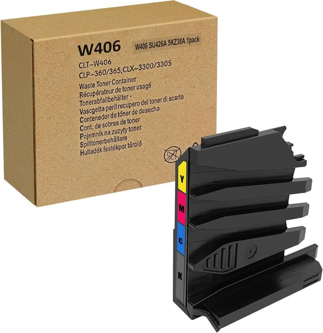 Detalle de Aseker CLT-W406 / W406 toner di scarto SU426A compatibile con Samsung CLP, CLX e Xpress per stampanti fino a 7.000 pagine