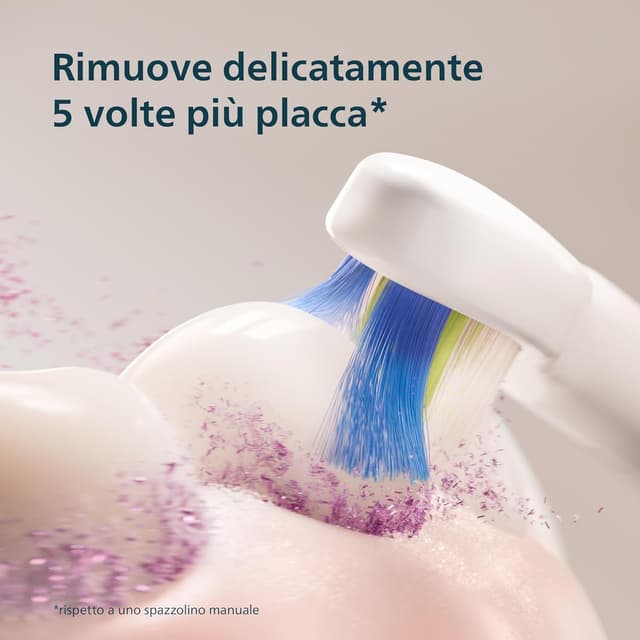 Detalle de Philips Sonicare Serie 3000 HX4033/26 spazzolino elettrico sonico con sensore di pressione e autonomia fino a 14 giorni