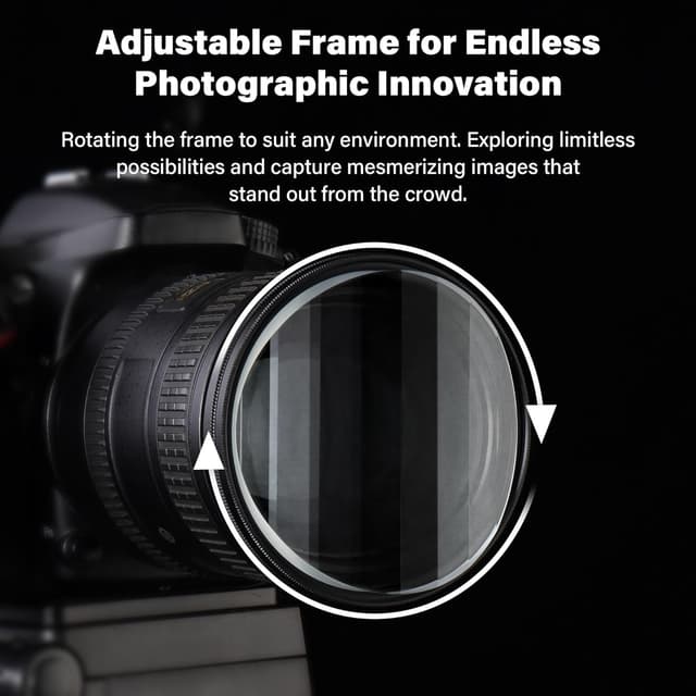 Detalle 2 de Walking Way Linearer Prismenfilter 77 mm