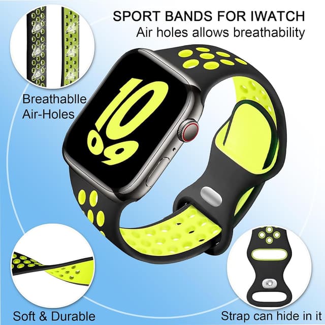 Detalle de Gulemfy sport strap for Apple Watch 49mm