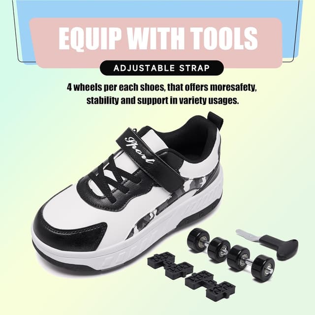 Thumbnail 4 de YINGCSM Rollschuhe 2-in-1 für Kinder