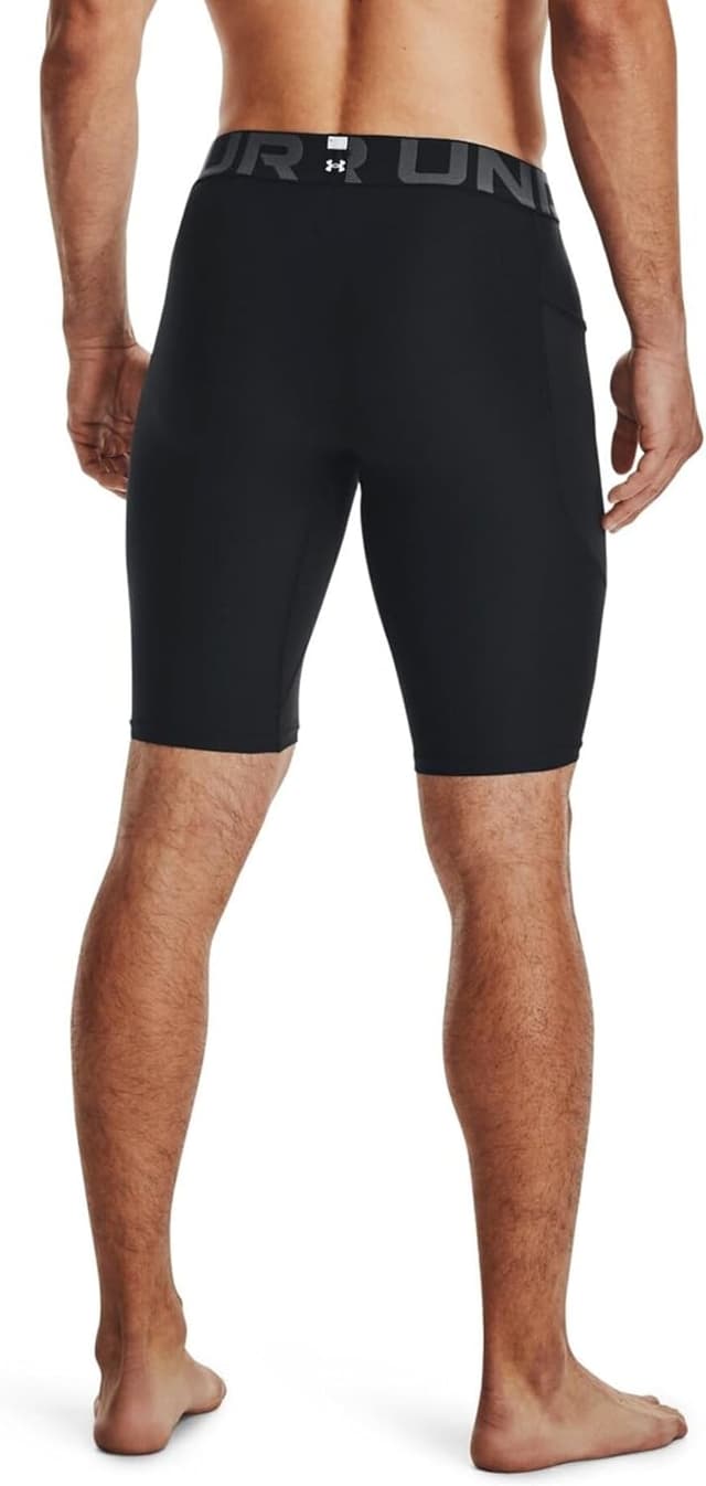 Detalle de Under Armour Men’s UA HG Armour Long Shorts (LNG) – HeatGear compression running shorts
