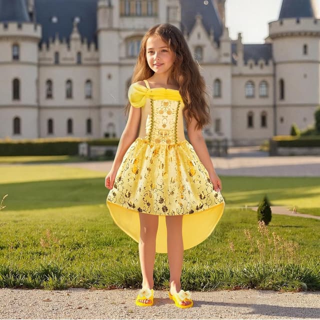 Detalle 2 de Meland Princess Dress Up for Girls 3-6
