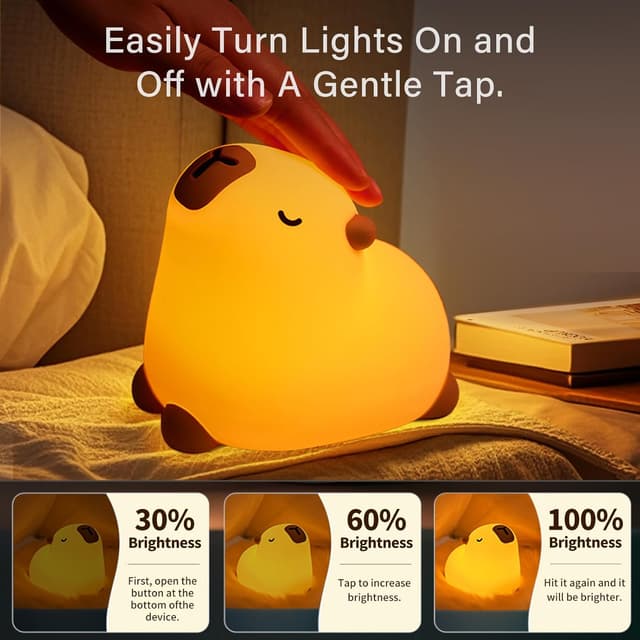 Detalle de AmmToo Capybara veilleuse enfant 3000 K