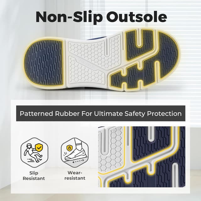 Thumbnail 5 de FitVille Extra Weit Diabetiker Schuhe Herren – Gesundheitsschuhe mit Klettverschluss für breite Füße