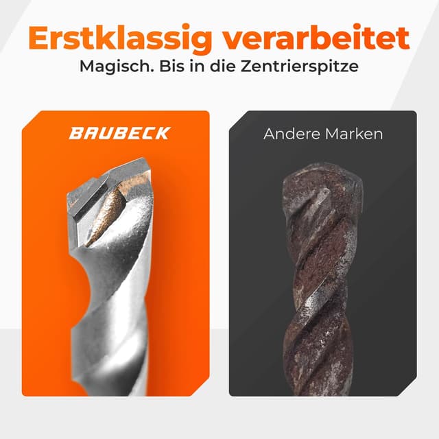 Detalle 2 de BAUBECK Steinbohrer Set für Akku 4 bis 10 mm