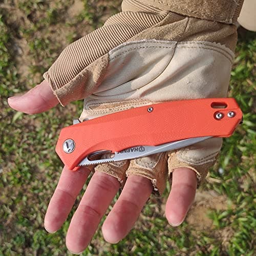 Thumbnail 1 de Harnds Navaja plegable Castor CK6118 con hoja AUS-8 y mango G10, 123 g, naranja