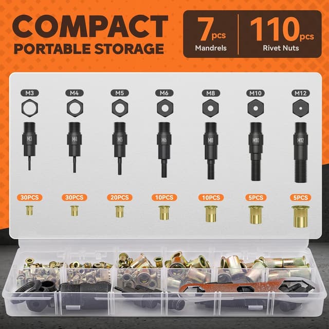 Detalle de AojSup Rivet Nut Gun 14in Heavy Duty