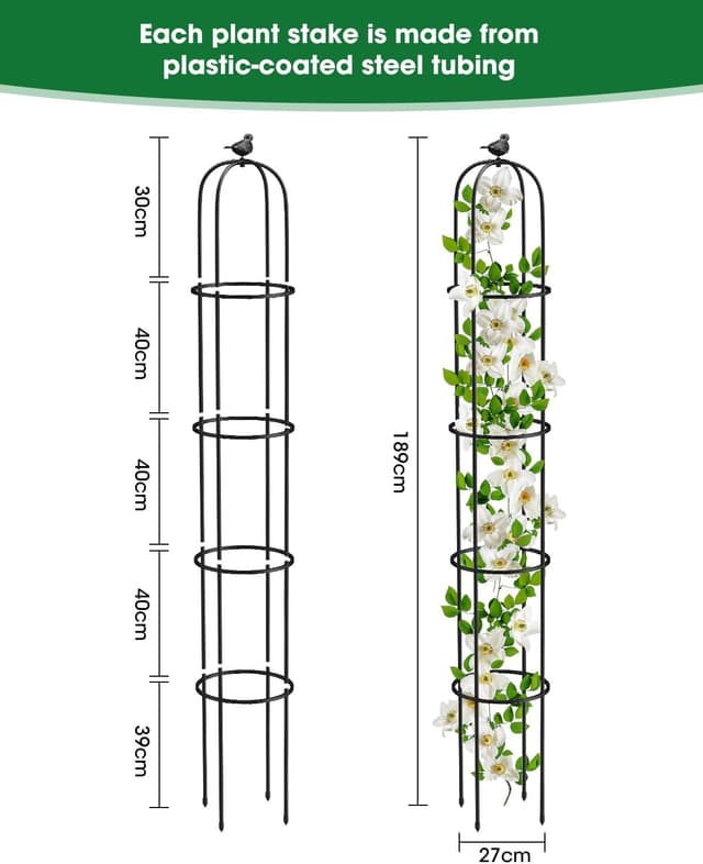Detalle de MYMULIKE Trellis for climbing plants 189 cm