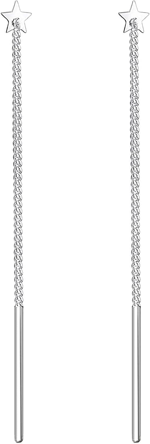 Detalle 2 de Elli Damen-HĂ€ngeohrringe Stern-Design đ