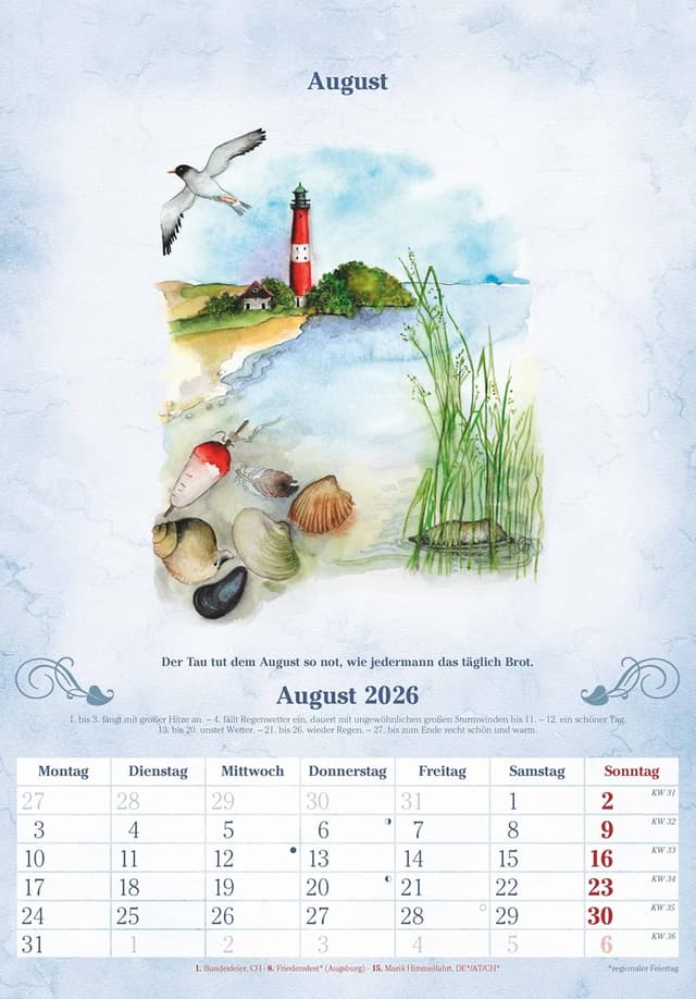 Thumbnail 6 de Alpha Edition Kalender 2026, 100 Jahre