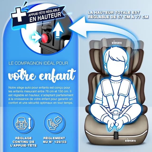 Thumbnail 6 de KIDUKU Siège auto 9–36 kg 👶