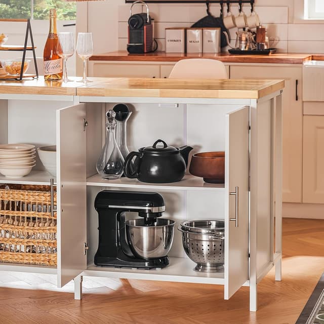 Thumbnail 3 de SoBuy Meuble Îlot 3-en-1 170 cm