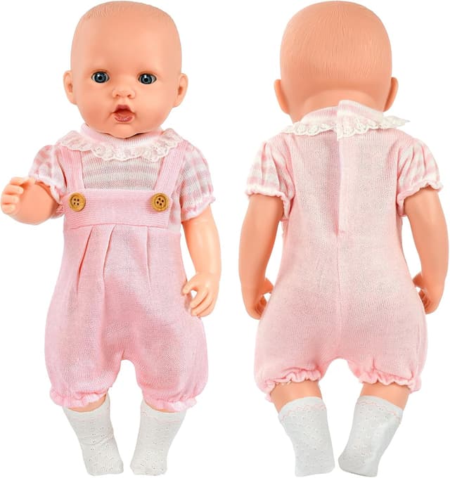 Detalle 2 de Aolso Puppenkleidungsset 14–18 Zoll für 35–45 cm
