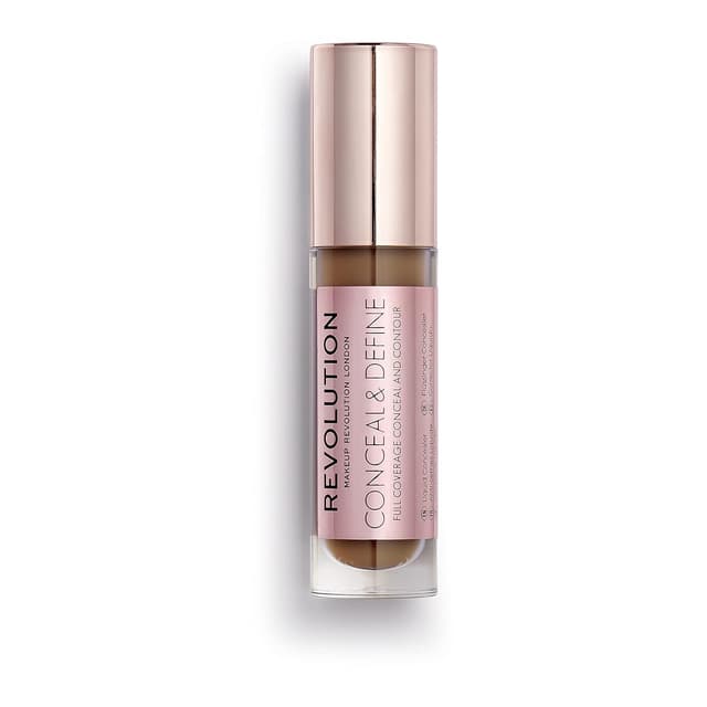 Detalle de MakeUp Revolution Conceal and Define Concealer C15 mit Applikator (30 g) für dunklere Hauttöne