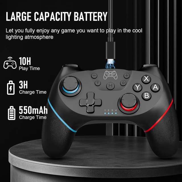 Detalle 2 de ETPARK Switch Pro Controller 550 mAh