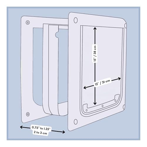 Detalle 2 de TRIXIE Trampilla M-XL para perros 🚪