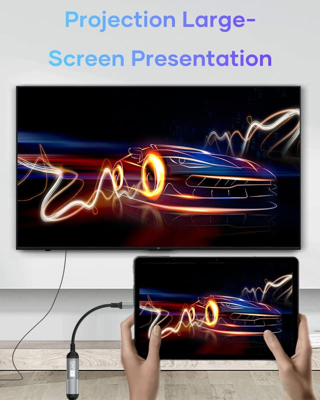 Thumbnail 4 de Nersligek Adaptador USB C a HDMI 4K