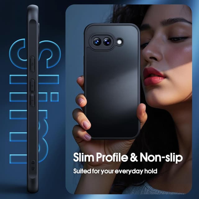 Detalle 2 de JAME Google Pixel 9A slim shockproof case with 2 screen protectors