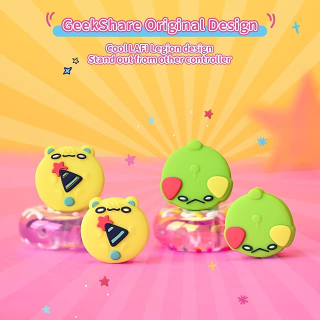 Detalle 1 de GeekShare Switch 2 thumb grips 4PCS