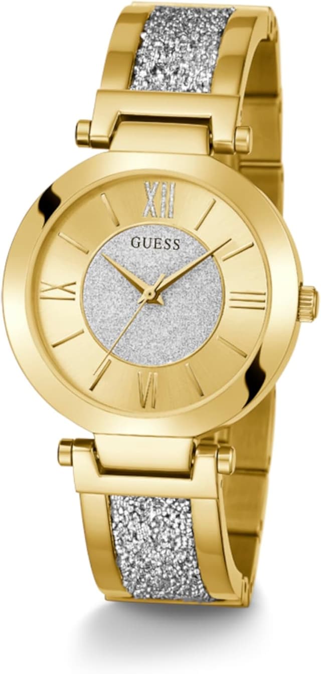 Thumbnail 6 de GUESS Damen Armbanduhr Aurora – goldfarbenes Edelstahlband, Quarz, Mineralglas, 36,5 mm