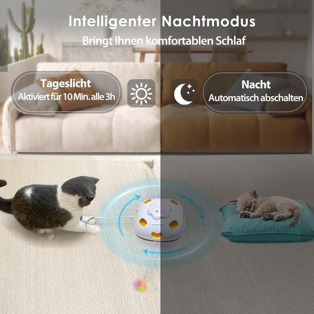 Thumbnail 6 de GoldenSun Katzenspielzeug 4-in-1 Aufladbares