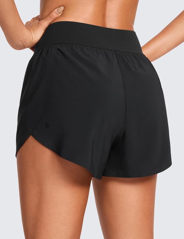 Detalle de CRZ YOGA Short de course Dolphin à taille haute pour femme