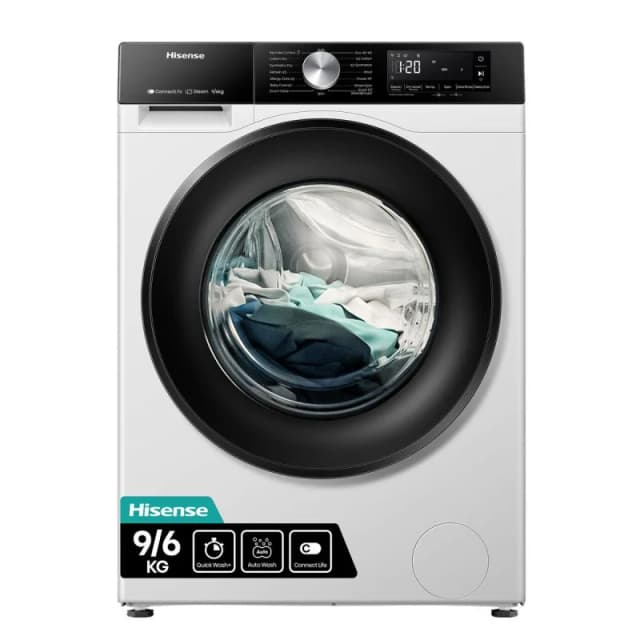 Detalle de Hisense WD3S9043BW3 Lavasecadora 9 kg 🔄