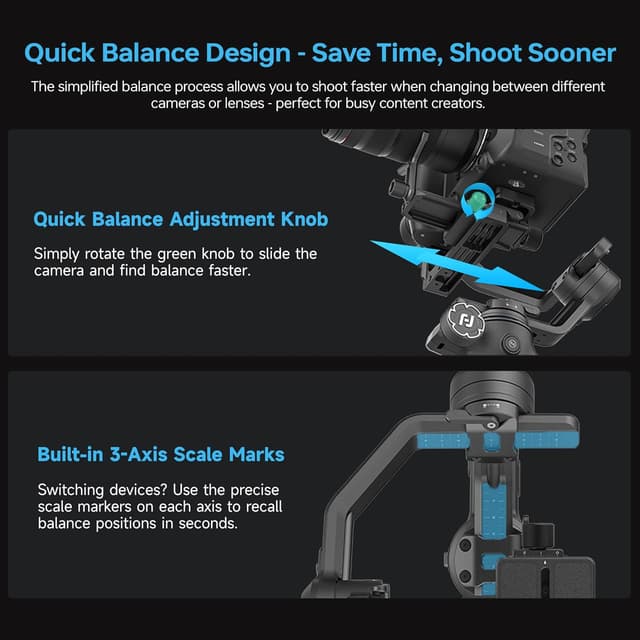 Thumbnail 1 de Feiyutech SCORP-C2 3.5kg gimbal stabilizer