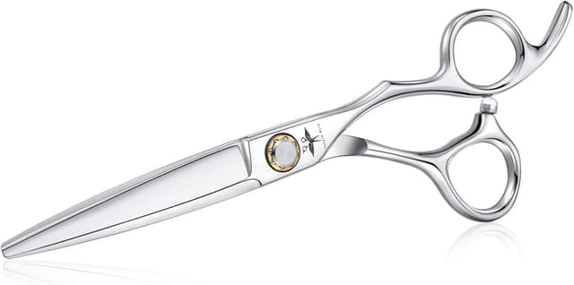 Detalle de PURPLEBIRD 6 Inch Hairdressing Scissors with Ball Bearing Tension System (Japanese 440C Stainless Steel)