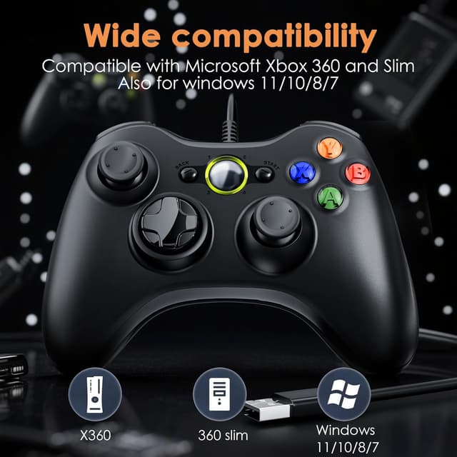 Thumbnail 2 de Gezimetie Manette Xbox 360 USB x2 200CM