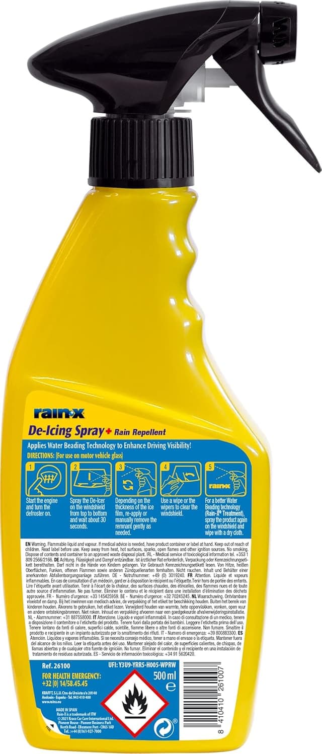 Detalle 2 de Rain-X 2-in-1 De-Icer & Repellent 500ml