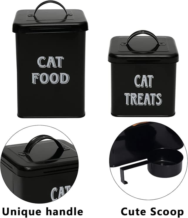 Detalle 2 de Morezi Pet Food Containers 5 lb set