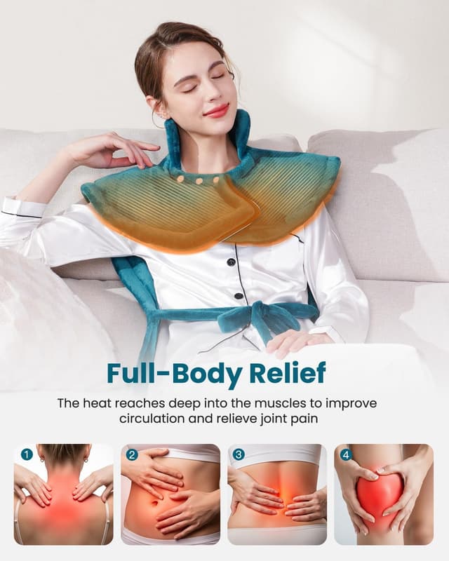 Detalle 2 de KNQZE Gewichtete Heizdecke 60x85 cm