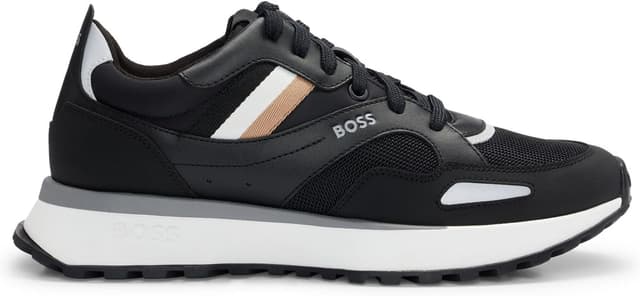 Thumbnail 6 de BOSS Jonah Runn – baskets homme noires style course, semelle extérieure en gomme EVA