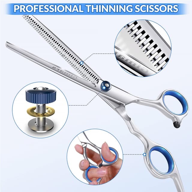 Thumbnail 6 de Gimars pet grooming scissors set