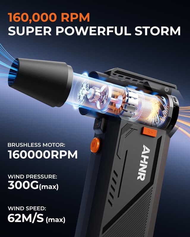 Detalle 2 de AHNR Air Duster 160,000 RPM