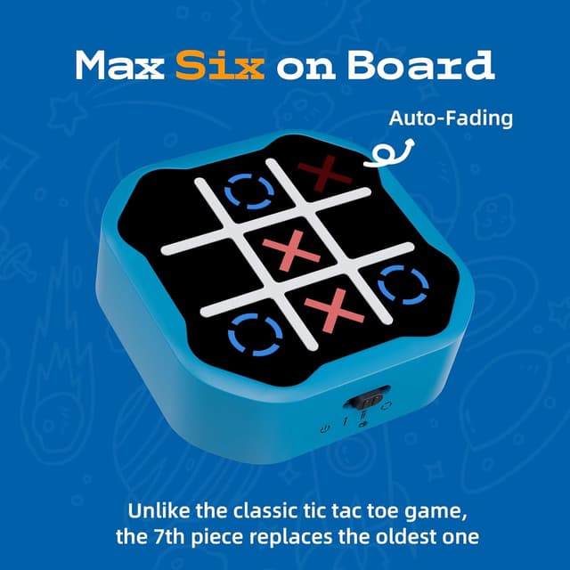 Detalle 2 de 3-in-1 Electronic Tic Tac Toe Game