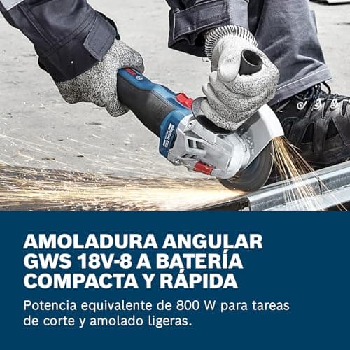 Thumbnail 2 de Bosch Professional GWS 18V-8 amoladora angular 125 mm 🛠