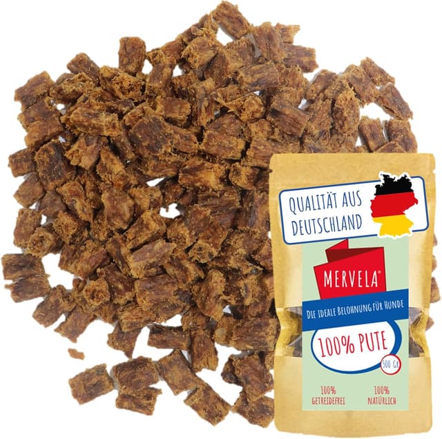 Thumbnail 6 de MERVELA Premium Rind Kauwürfel für Hunde (500 g) – 100% natürliches Rind, hypoallergen