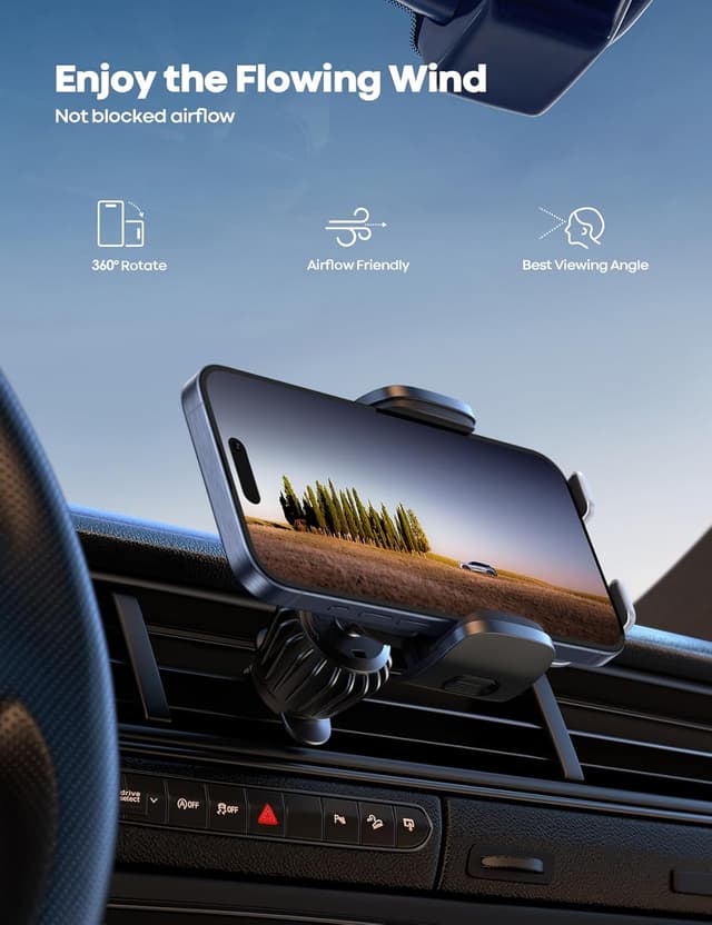 Thumbnail 4 de Lamicall Car Phone Holder Vent universal 4–7”