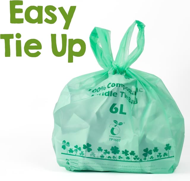 Detalle 2 de YORJA 6L Compost Caddy Liners Biodegradable