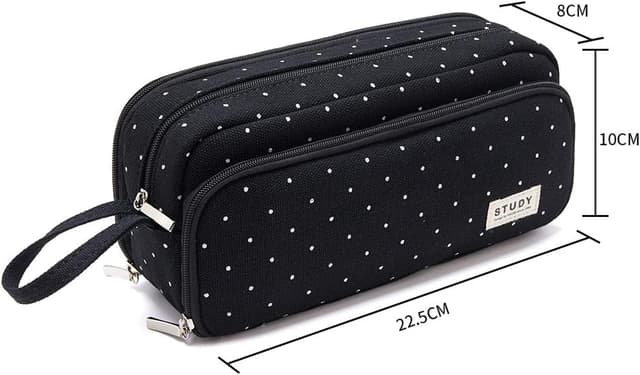 Detalle 2 de KALIDI Federmäppchen 3 Fächer 21 cm