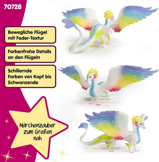 Thumbnail 2 de Schleich Bayala Regenbogendrache 70728 Dekorationsfigur