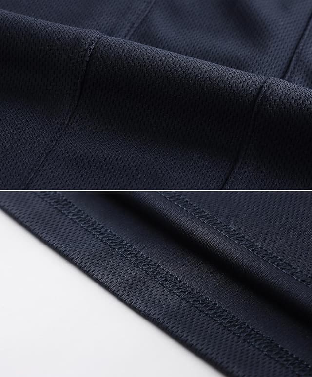 Detalle de ZENGVEE men’s polo shirts (1 or 5 pack) — breathable quick-dry moisture-wicking workout & golf tops