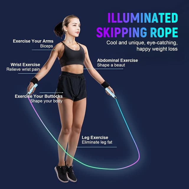 Detalle 2 de Flintronic Corde à Sauter LED 2,8 m