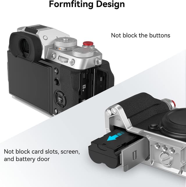 Detalle 2 de SMALLRIG L-Form Griff 4136 für Fujifilm X-T5 mit Arca-Schnellwechselplatte