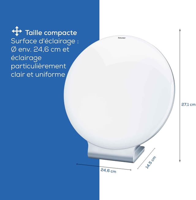 Detalle 1 de Beurer TL 50 Lampe de luminothérapie 10 000 Lux