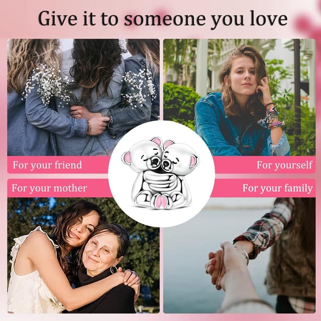 Thumbnail 5 de HUIPOJUE 925 Sterling Silver Bead Charms 925