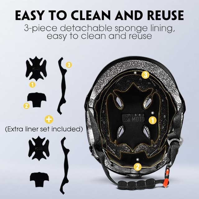 Thumbnail 6 de Adults Skateboard Helmet (Adjustable) — Certified Safety Skate, Bike, Scooter & Multisport Helmet